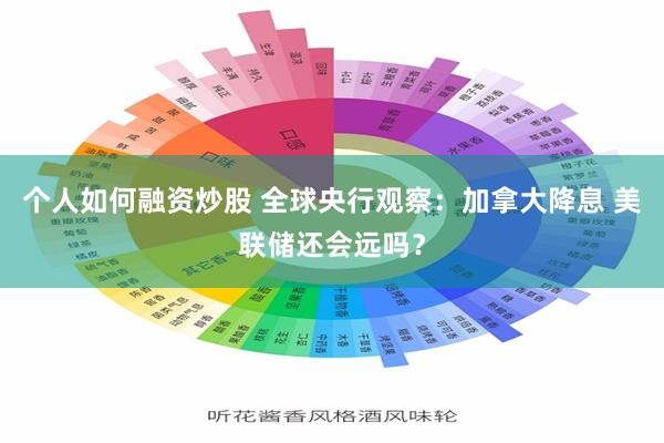 个人如何融资炒股 全球央行观察：加拿大降息 美联储还会远吗？