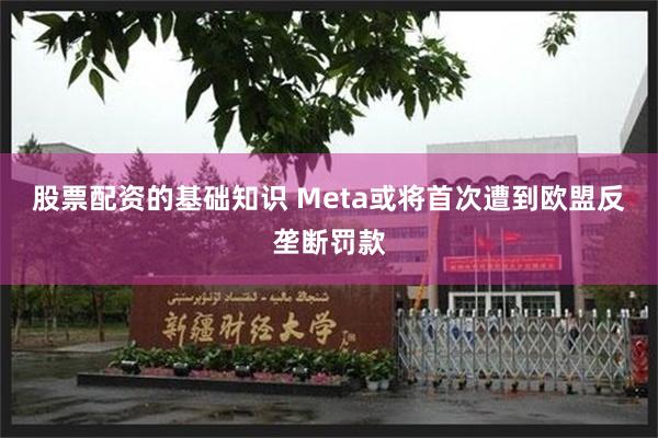 股票配资的基础知识 Meta或将首次遭到欧盟反垄断罚款