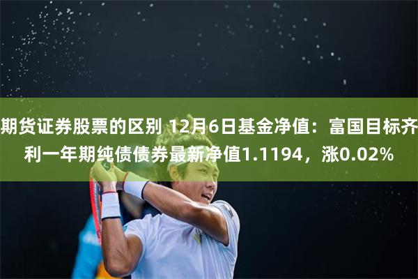 期货证券股票的区别 12月6日基金净值：富国目标齐利一年期纯债债券最新净值1.1194，涨0.02%